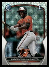 2023 Bowman Chrome Chrome Prospects Mojo Refractor Anderson De Los Santos