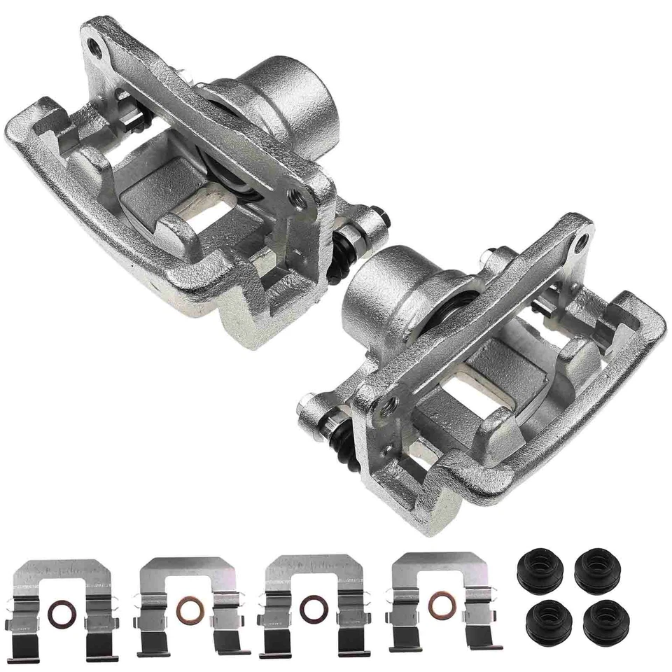 Par de pinzas de freno traseras con soporte para Suzuki XL-7 2007 2008 2009 deportivo utilitario Foto 3 de 4