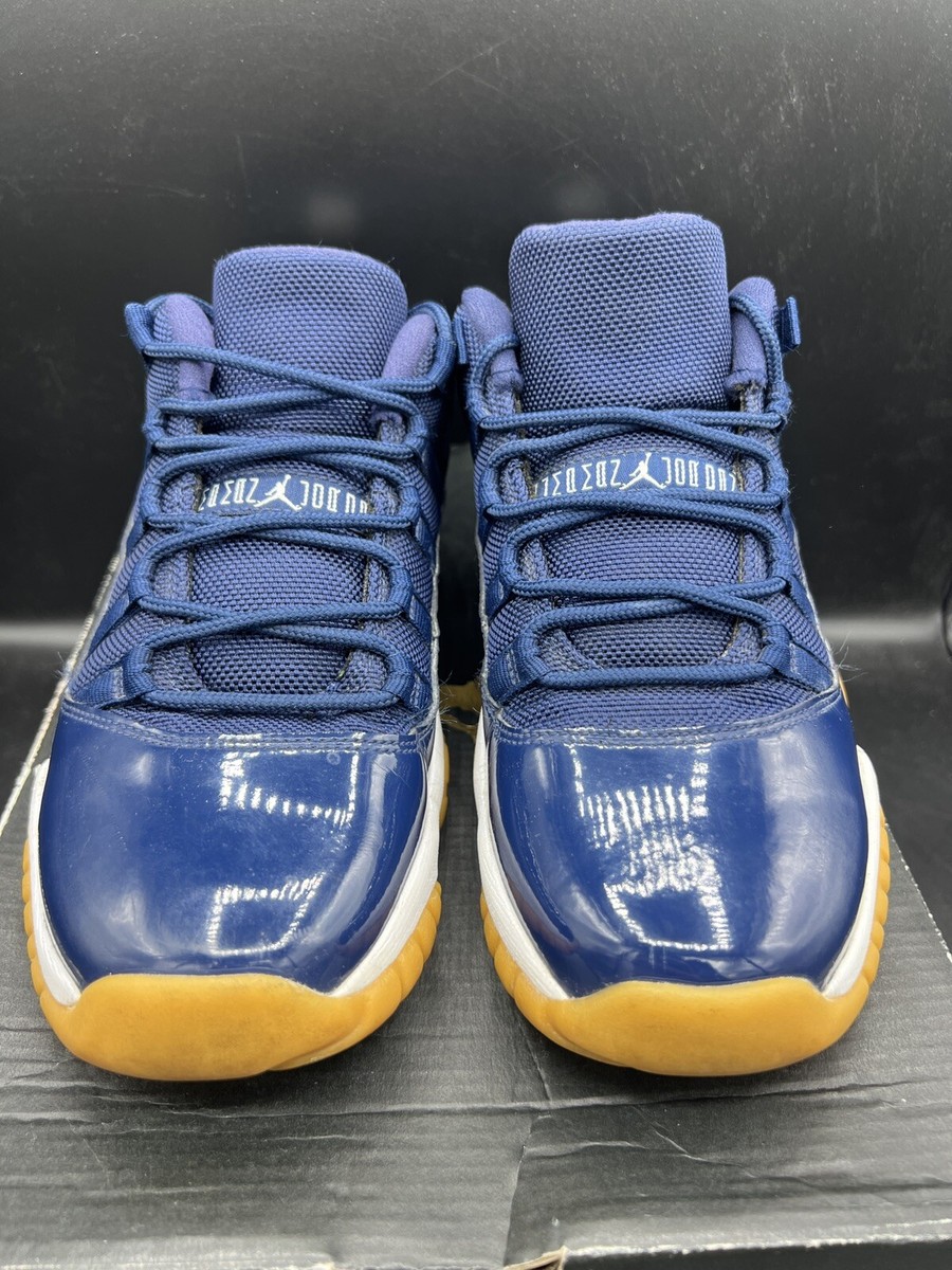 Air Jordan 11 Retro Low 'Navy Gum' (GS) SZ 6Y / 6 Men's / 7.5