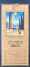 Rare 1931 R. Atkinson Fox Calendar Romance Canyon Montlake Market Seattle WA