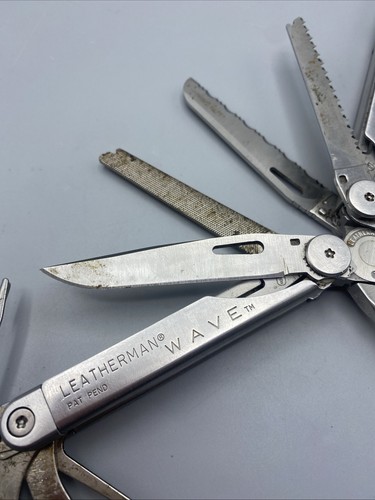 2002 Leatherman Wave Original 12-Tool Multi-Tool Pre-owned Free Shipping - Picture 4 of 16