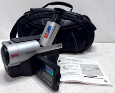 Samsung SCL300 8mm Camcorder 320x Zoom LCD Video Camera Manual Battery Untested