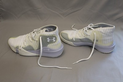 Under Armour Spawn Shoes Mens Size 10 White Basketball