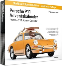 GENUINE PORSCHE Advent Calendar "911 F" Yellow - 1:43 - Christmas Franzis 67299