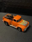 Vintage Hot Wheels Blackwall 1977 56 Hi Tail Hauler Orange Truck w/Motorcycles