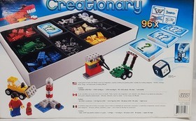 2009 Lego CREATIONARY #3844 Building Pictionary Board Game 100% COMPLETE