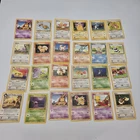 24 Card Vintage Pokemon Lot Base Set Team Rocket Dark Persian Eevee Abra