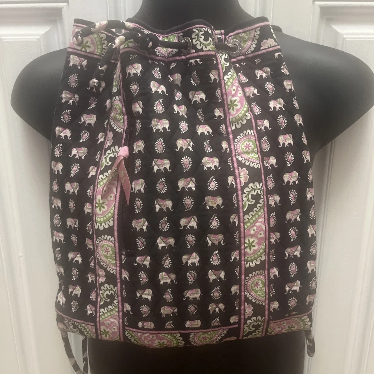 Vera Bradley Elephant Floral Backpack vera bradley elephant backpack products for sale | eBay main image 2