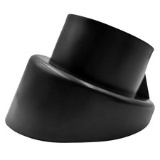 Timyrimy 2.36"/60mm Porch Swing Replacement Feet, Black Horseshoe-Shaped Plastic