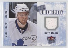 2008-09 Fleer Ultra Uniformity Matt Stajan #UA-SM c7r