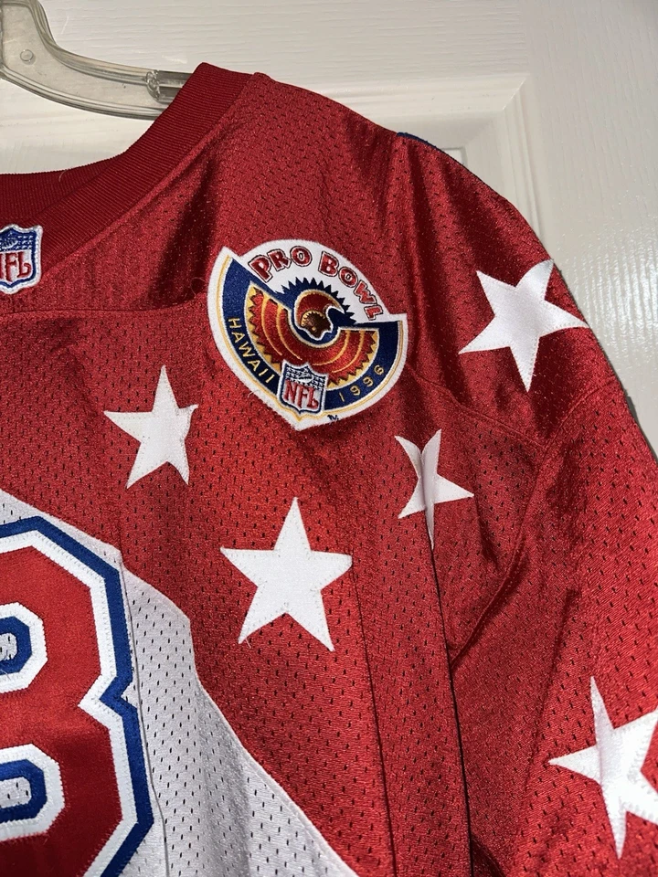 Camiseta De Colección Kansas City Chiefs NUEVA CON ETIQUETAS 52 Derrick Thomas Pro Bowl 1996 Mitchell Ness Foto 4 de 4