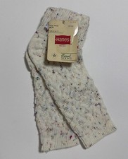 VTG Hanes Socks 9-11 Acrylic Nylon Crew NOS 80's Confetti Colorful USA 90's