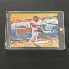2025 Topps All Star Game Classic Swings Eric Davis Gold Foil /50 Reds