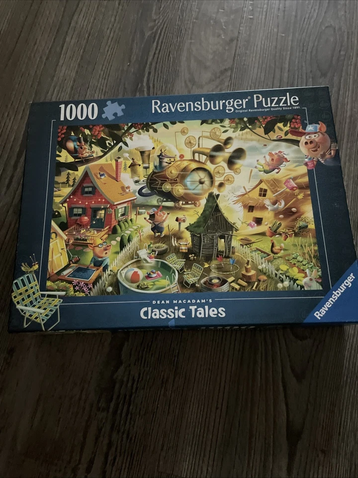 Ravensburger Dean Macadam's Look Out Little Pigs! Rompecabezas 1000 piezas Foto 2 de 3