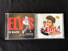 Elvis Presley 3 CD Lot: Elvis Is Back/His Hand in Mine (2 CDs) & Hollywood Hits