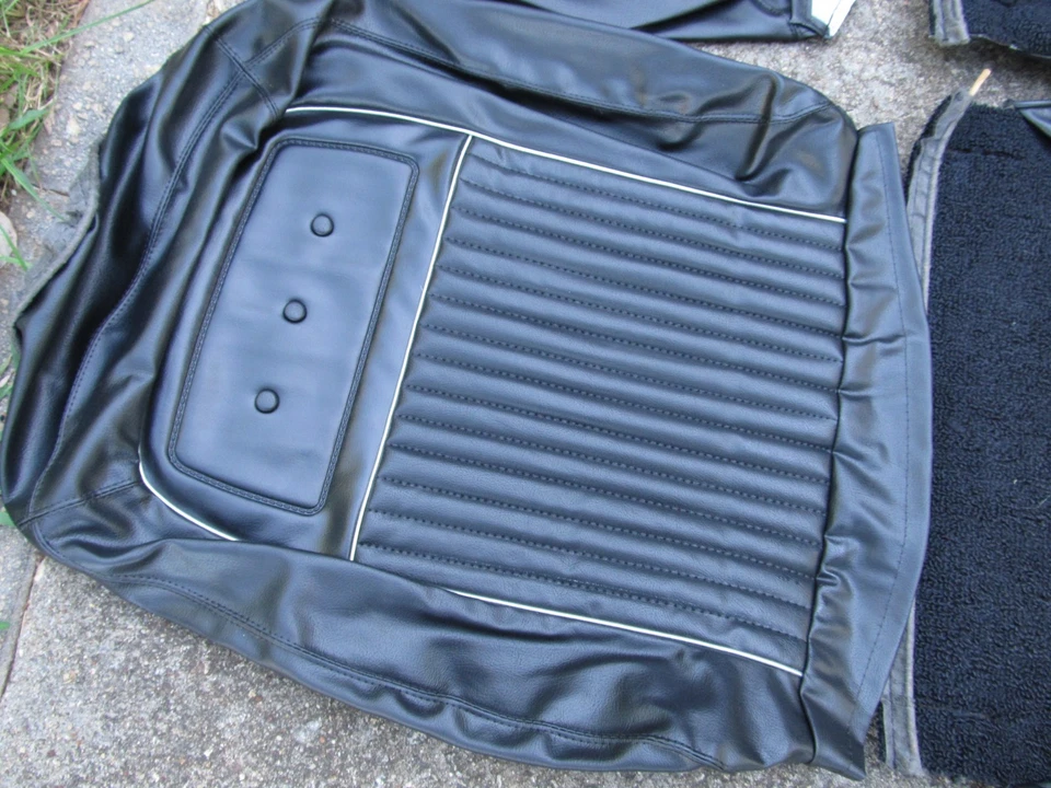 全新 Legendary 1964 Plymouth Fury Sport Fury 前桶座套 黑色 #2 — 第 3/4 张图片