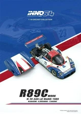 INNO 1:64 R89C LE MANS 1989 No23 Diecast Model Car