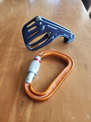 Mammut Smart 2.0 Belay Device  & Petzl Attache SL carabiner
