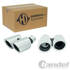 DIEDERICHS TUNING 270mm 65mm ENDROHRBLENDE passend für PORSCHE PANAMERA