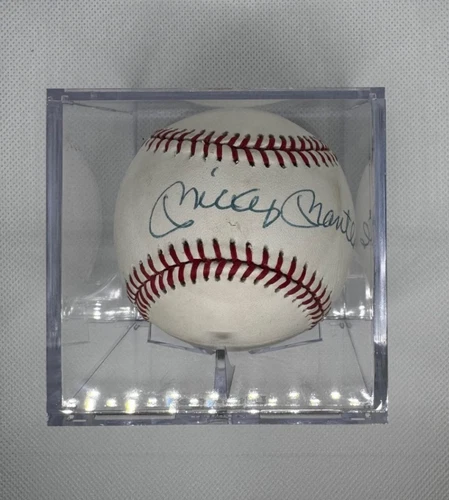 Mickey Mantle Signed Autographed American League Baseball Ball