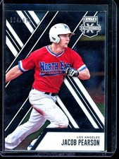 2017 Panini Elite Extra Edition Jacob Pearson #/999 Los Angeles Angels