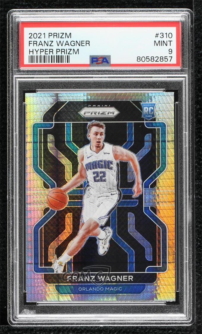 2021-22 Panini Prizm Hyper Prizm Franz Wagner #310 PSA 9 MINT Rookie RC 2l4