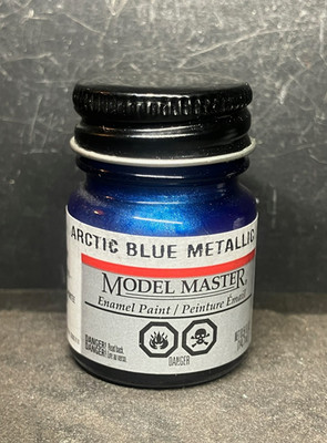 Testors Model Master Arctic Blue Metallic 2702 Gloss Enamel Paint .5 oz