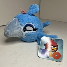 2011 Angry Birds Rio Jewel Blue Bird 6 Plush Commonwealth New with Tags