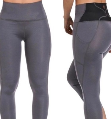 Tommie Copper Ultra-Fit Posture Back Pain Support Crop Short Length Leggings 2XL