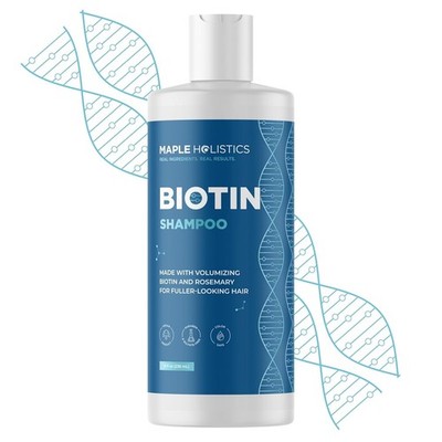 Rosemary Biotin Shampoo 8oz Hair Growth Vegan Volumizing Sulfate-Free Care