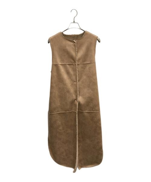 Ameri Beige Polyester Boa Coat, Multi-Way Use, Us… - image 5