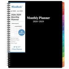 2026-2029 Monthly Planner/Calendar - July 2026 - June 2029, 3 Year Monthly Pl