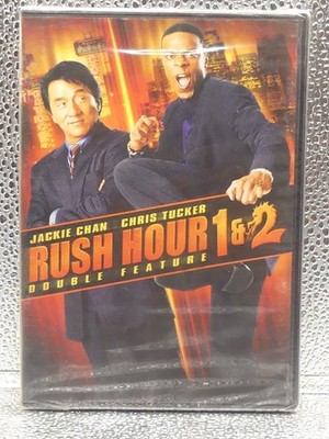 Rush Hour 1 & 2 Double Feature Jackie Chan Chris Tucker DVD New Factory Sealed