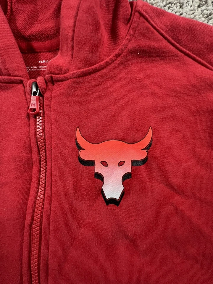 UNDER ARMOUR Youth Large Project Rock Full Zip Hoodie Pullover - Image 2 of 4