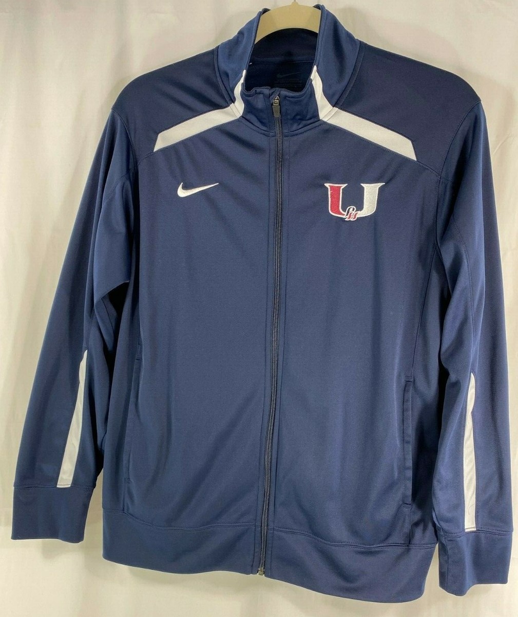 Nike Team Overtime Track Jacket 598443-420 Mens Full Zip Blue