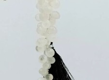 Top Quality Natural White Moonstone 6-9 mm Faceted Tear Drop 9 Inches Long Beads