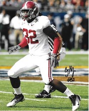 NEW YORK JETS C.J. MOSLEY HAND SIGNED ALABAMA CRIMSON TIDE 8X10 PHOTO W/COA