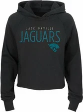 Outerstuff NFL Football Girls Jacksonville Jaguars Iced Out Long Sleeve Hoodie