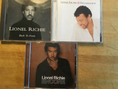 Lionel Richie [3 CD Alben] Renaissance + Encore + Back to Front BEST OF