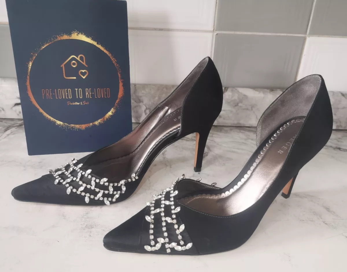 Black evening sales shoes uk