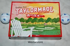 TAYLORMADE  TP5x  PIX Summer Commemorative  1 DOZEN Golf Balls FREE 2 Dozen TEES