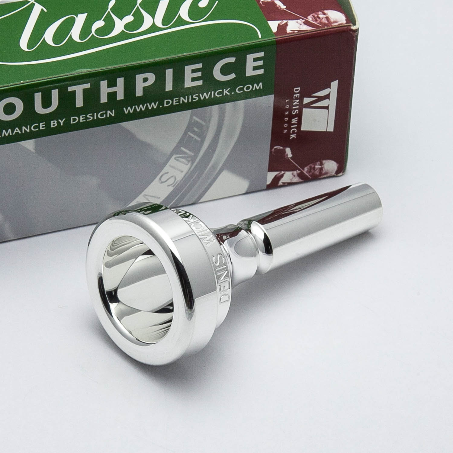 Denis Wick 1al Silverplated Bass Trombone Mouthpiece for sale online