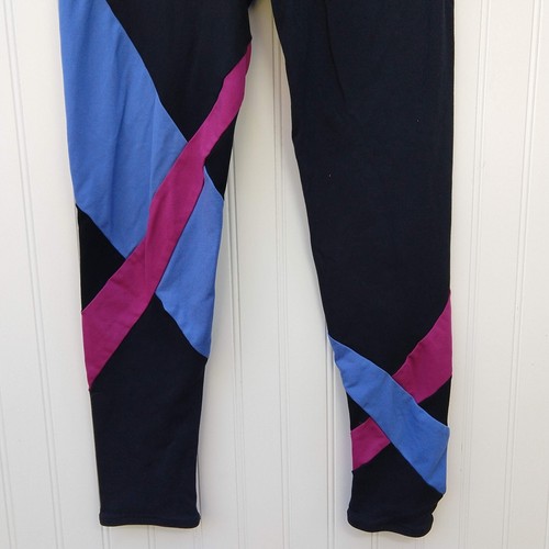 Vintage 90s New York Marathon Leggings Hose Gr. S 1996 schwarz pink Running USA - Bild 5 von 8