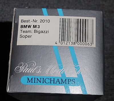 Shipping Included 1/43 2010 Bigazzi M3 E30 Bmw No. 8 Soper Shipping Included 1/43 2010 Bigazzi M3 E30 Bmw No. 8 Soper