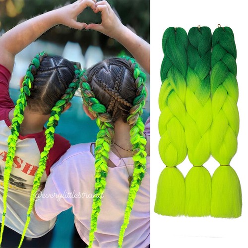 Box Braids Handmade Jumbo Braiding Hair Extensions Afro Twist Ombre for human UK - Picture 68 of 72