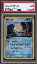 Pokemon Omanyte EX Power Keepers Reverse Holo #56 PSA 9 Mint