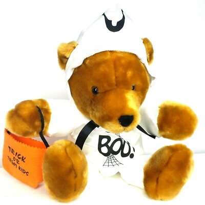 DAN DEE 15'' BEAR BOO GOST HALLOWEEN PLUSH STUFFED SOFT TOY TRICK OR TREAT 