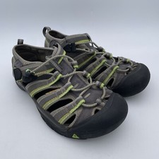 KEEN Newport H2 Waterproof Shoes Sandals Green Black Big Kids Youth Size 5
