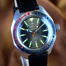Orologio sovietico VOSTOK ANFIBIAN DIVER vintage Wostok orologio da polso uomo revisionato