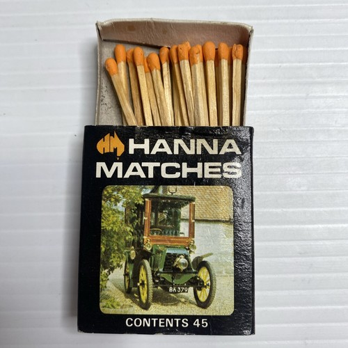Vintage Hanna Matches Vintage Car Matchboxes No.3 1903 Panhard et Levassor